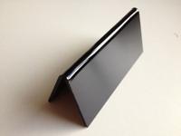 Dakstandaard ZWART acryl 130x60mm bxh