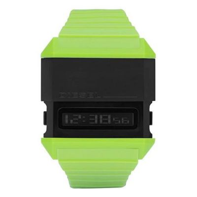 Horlogeband Diesel DZ7197 Silicoon Groen 30mm