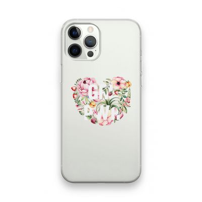 GRL PWR Flower: iPhone 12 Pro Transparant Hoesje