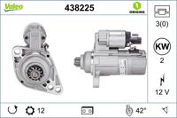 Startmotor / Starter NEW ORIGINAL PART VALEO, Spanning (Volt)12V, u.a. für Seat, VW, Skoda, Audi