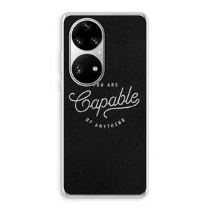 Capable: Huawei P50 Pro Transparant Hoesje