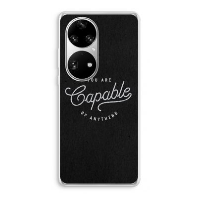 Capable: Huawei P50 Pro Transparant Hoesje