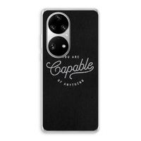 Capable: Huawei P50 Pro Transparant Hoesje