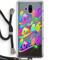 Loves: LG G7 Thinq Transparant Hoesje met koord