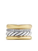 David Yurman bague en or 18ct et argent sterling - thumbnail