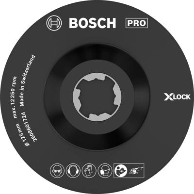 Bosch Accessories 2608601724 X-Lock SCM steunschijf met middenpen, 125 mm