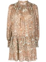 Ulla Johnson robe courte à fleurs - Orange