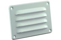 Nedco schoepenrooster alu. 130 x 90 mm RAL9010 wit