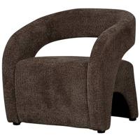 BePureHome Radiate Fauteuil - Textured - Espresso - 73x73x74 - thumbnail