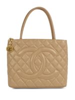 CHANEL Pre-Owned sac à main Medaillon (2002) - Tons neutres