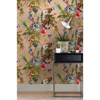 DUTCH WALLCOVERINGS DUTCH WALLCOVERINGS Behang Lemur roségoudkleurig