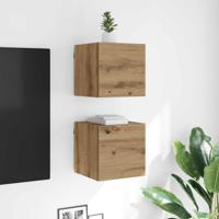 TV-kast Artisan Eiken 30,5 x 30 x 30 cm Bewerkt hout