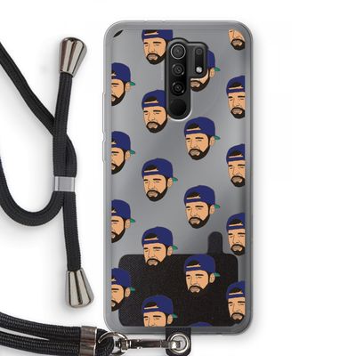 Drake Away: Xiaomi Redmi 9 Transparant Hoesje met koord