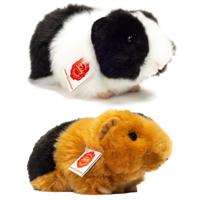 Knuffeldier Cavia set 2x stuks - zachte pluche - premium knuffels - multi kleuren - 20 cm