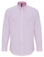 Premier Workwear PW238 Mens Cotton Rich Oxford Stripes Shirt