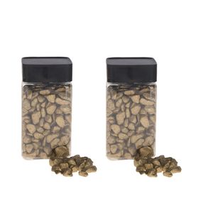 2x Decoratie/hobby stenen goud 600 gram