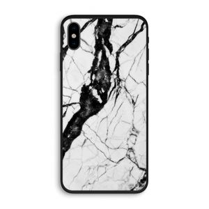 Witte marmer 2: iPhone XS Biologisch afbreekbaar hoesje