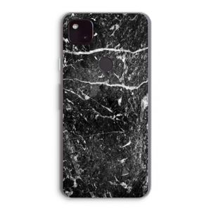 Zwart marmer: Google Pixel 4a 5G Transparant Hoesje