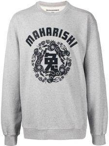 Maharishi sweat à logo imprimé - Gris