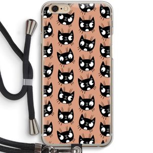 Kat: iPhone 6 / 6S Transparant Hoesje met koord