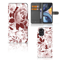 Hoesje Motorola Moto G22 Watercolor Flowers