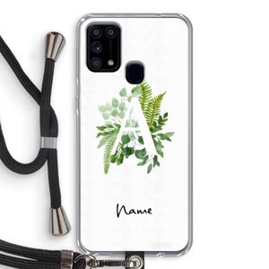Green Brush: Samsung Galaxy M31 Transparant Hoesje met koord