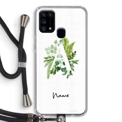 Green Brush: Samsung Galaxy M31 Transparant Hoesje met koord