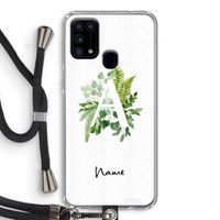 Green Brush: Samsung Galaxy M31 Transparant Hoesje met koord