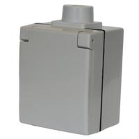 Enzo perilex opbouw stopcontact | 16a | swd | grijs | abl 2441860 - 4052965