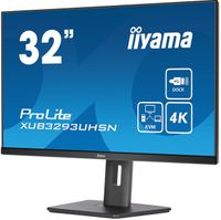 Iiyama ProLite LED-monitor Energielabel G (A - G) 80 cm (31.5 inch) 3840 x 2160 Pixel 16:9 4 ms HDMI, DisplayPort, Hoofdtelefoon (3.5 mm jackplug), USB, USB-C - thumbnail