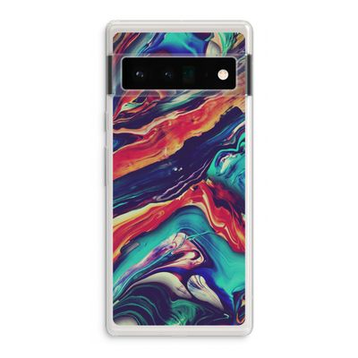 Chameleon Sun: Google Pixel 6 Pro Transparant Hoesje
