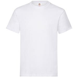 Fruit Of The Loom T-shirt - wit - heren - Ronde hals - 185 g/m2 - (Onder)shirt