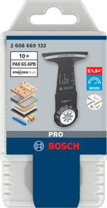 Bosch Accessoires PRO PAII 65 APB Multitool zaagblad | 65 x 55 mm | 10 stuks - 2608669132