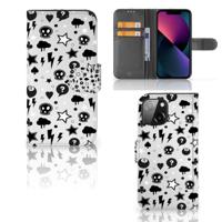 Telefoonhoesje met Naam iPhone 13 Mini Silver Punk