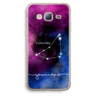 Sterrenbeeld - Donker: Samsung Galaxy J3 (2016) Transparant Hoesje