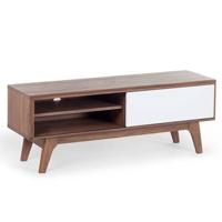 Beliani - BUFFALO - TV-meubel - Donkere houtkleur - MDF