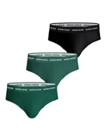 3-pak Heren slips - Cotton Stretch brief - M - Groen - Onderbroek heren heren - Ondergoed heren heren - M - Onderbroek heren - Ondergoed heren