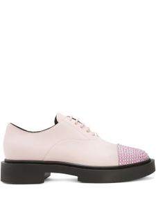 Giuseppe Zanotti mocassins Arnhau en cuir clouté - Rose