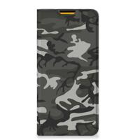 Samsung Galaxy M52 | Hoesje met Magneet | Army Light