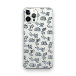 Poezen: iPhone 12 Pro Transparant Hoesje