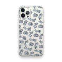 Poezen: iPhone 12 Pro Transparant Hoesje