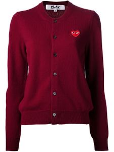 Comme Des Garçons Play cardigan classique - Rouge