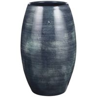 Bloemenvaas Glanzend Donkerblauw Keramiek Voor Boeketten/takken/bloemen H50 X D30 Cm - Vazen - thumbnail