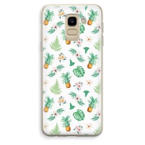Ananas bladeren: Samsung Galaxy J6 (2018) Transparant Hoesje