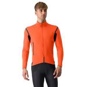 Castelli Perfetto RoS 2 lange mouw fietsjack brilliant orange/silver reflex heren L