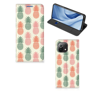 Xiaomi 11 Lite NE 5G | Mi 11 Lite Flip Style Cover Ananas