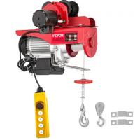 VEVOR Elektrische Kabeltakel Lifting Hoist Elektrische Lier met Trolley 1 T Belasting 13 m/min