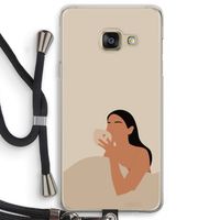 Fresh coffee: Samsung Galaxy A3 (2016) Transparant Hoesje met koord