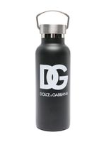 Dolce & Gabbana Kids gourde en acier inoxydable à logo imprimé - Noir