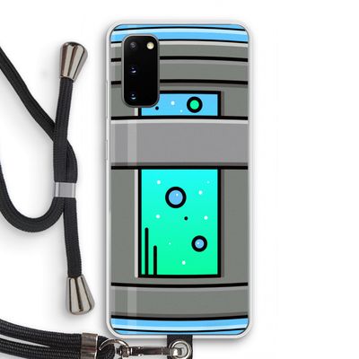 Chug Bottle: Samsung Galaxy S20 Transparant Hoesje met koord